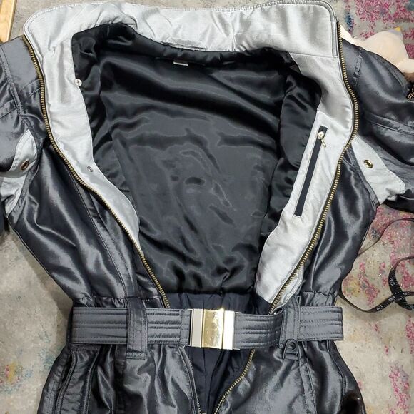 Vintage Descente Silver Retro Mens Ski Suit - Picture 13 of 16